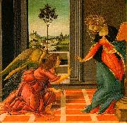 BOTTICELLI, Sandro The Cestello Annunciation dfg oil painting